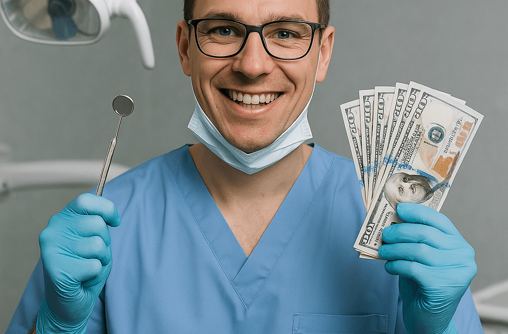 Ile zarabia dentysta – praca na etacie czy własny gabinet? Porównujemy zarobki, które wgniatają w fotel