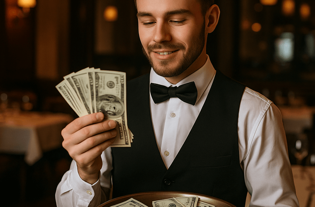 Ile zarabia kelner – napiwki to dopiero początek, zobacz, ile można zarobić w dobrej restauracji