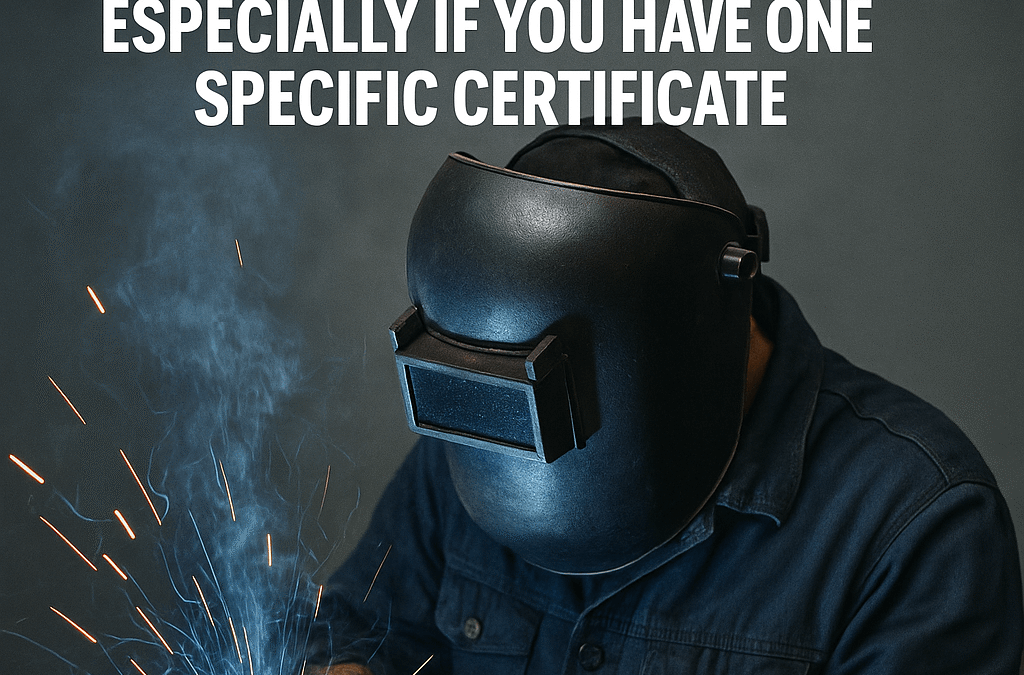 Ile zarabia spawacz – te zarobki to kosmos, zwłaszcza jeśli masz jeden konkretny certyfikat