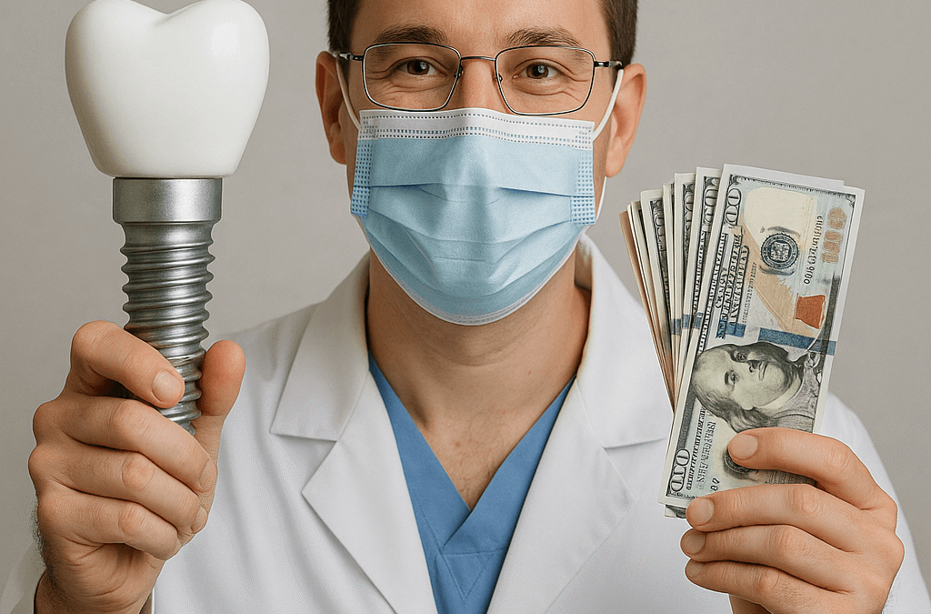 Ile zarabiają dentyści – te kwoty za jeden implant sprawią, że zaczniesz regularnie nitkować zęby